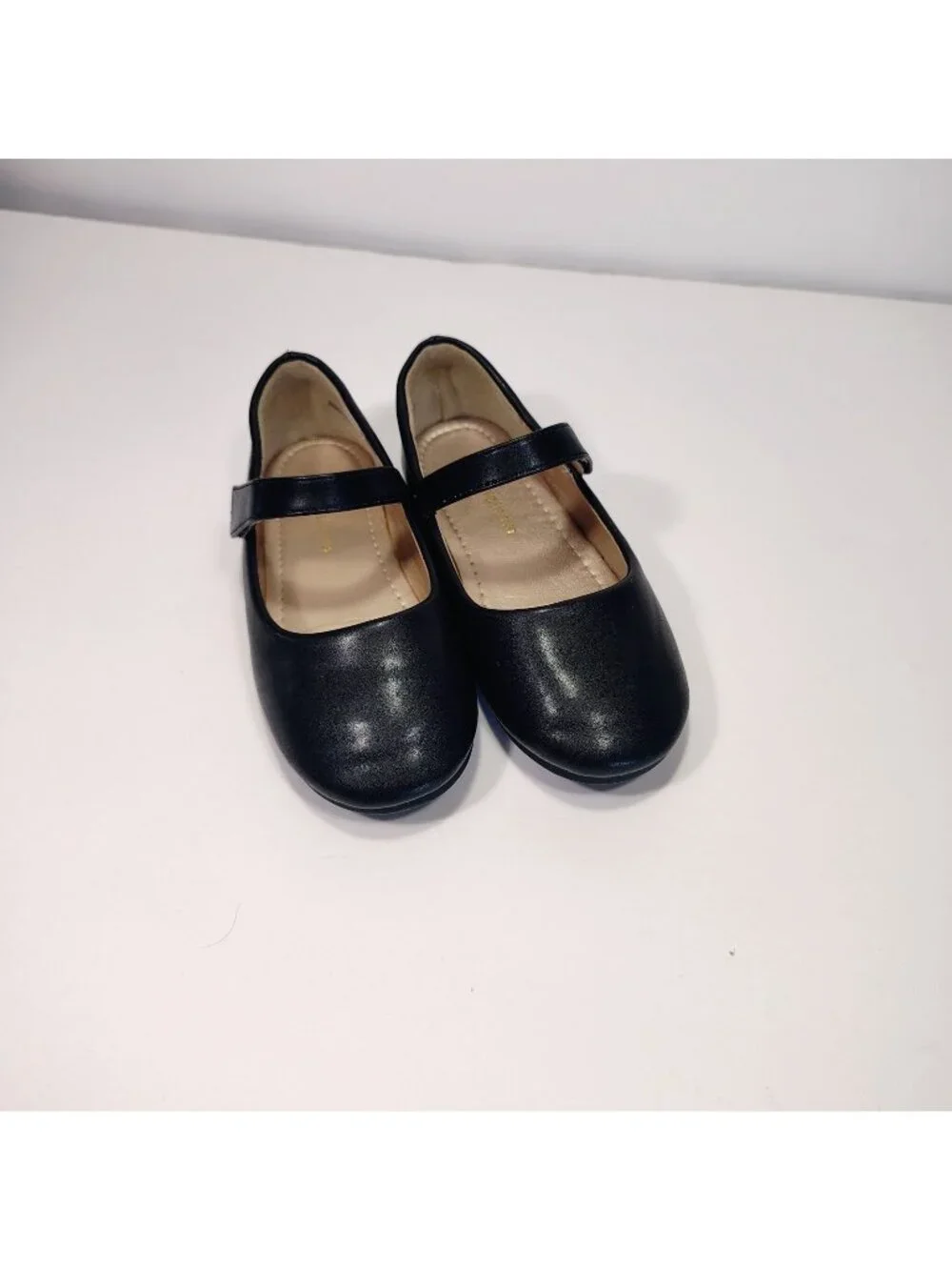 Hehainom Girls Size 13 Black Patent Leather Ballet Flats Strap